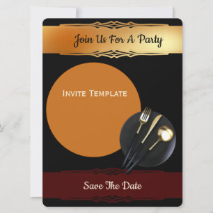 Invitación Guarda la fecha - Cena de Gala