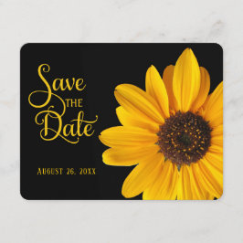Invitación Guarda la Fecha, Girasol personalizado