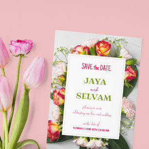 Invitación Guardar El Boda De Fecha