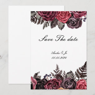 Invitación guardar el boda de fechas