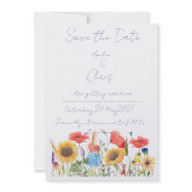 Invitación Guardar el. Dave floral Trabajaría