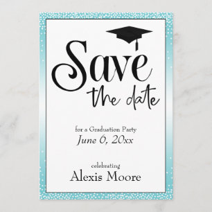 Invitación Guardar el partido de graduación de fecha, Turques