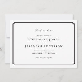 Invitación Guardar formalmente la fecha