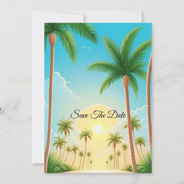 Invitación Guardar La Fecha (Anverso)