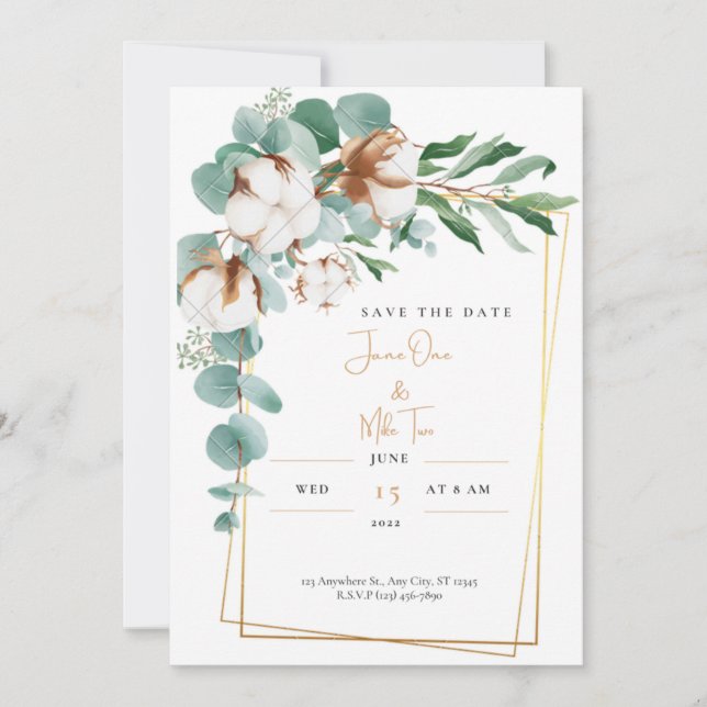 Invitación guardar la fecha (Anverso)