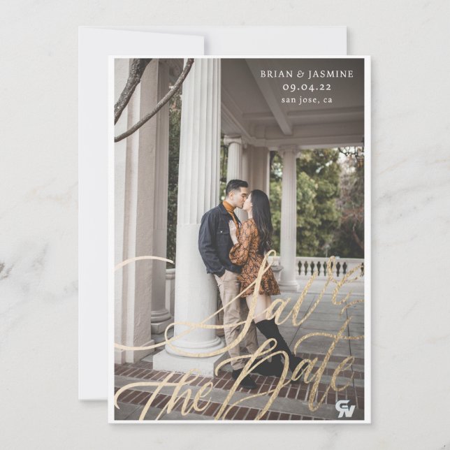 Invitación Guardar la Fecha (Anverso)