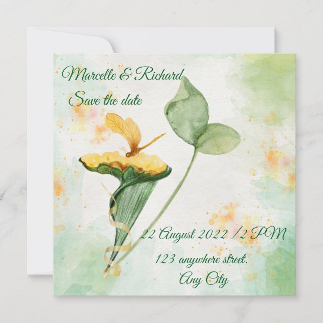 Invitación guardar la fecha (Anverso)