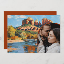 Invitación Guardar la fecha - Catedral de la Roca Roja de Sed