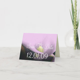 Invitación Guardar la fecha de Cala Lily - Púrpura