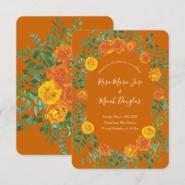 Invitación Guardar la fecha de la boda de la rosa Peonía de o