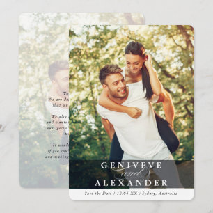 Invitación GUARDAR LA FECHA los nombres de las fotos de la pa