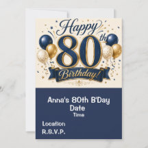 Guardar la fecha para los 80 cumpleaños