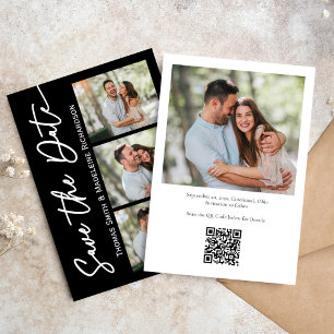 Invitación Guardar la foto Minimalista moderna del Boda de fe