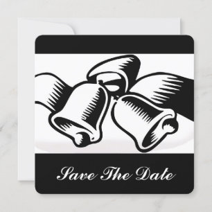 Invitación Guardar las campanas del Boda de fecha
