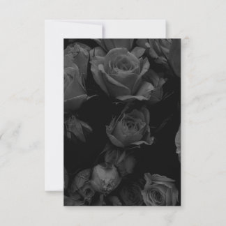 Invitación Guardar las fechas - Rosas de B&W