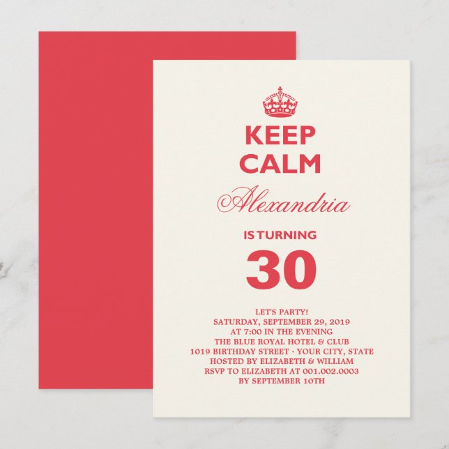 Invitación Guarde a la fiesta de cumpleaños divertida (Anverso / Reverso)