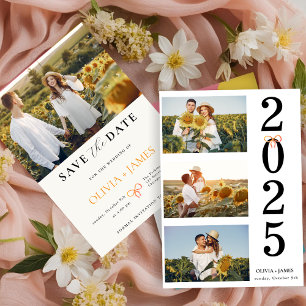 Invitación Guarde la Fecha, Save the Date Minimalista Fotográ