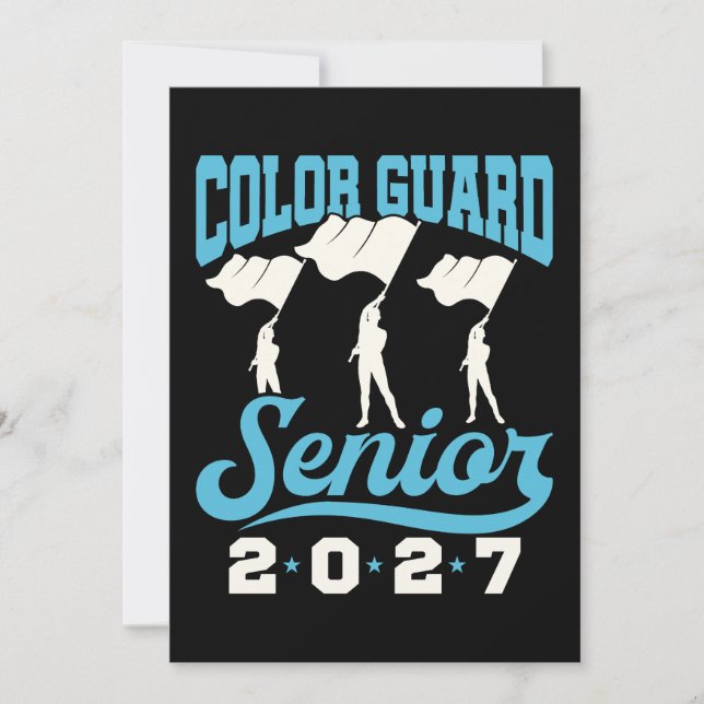 Invitación Guardia de Color Senior 2027 (Anverso)
