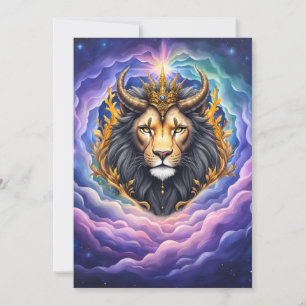 Invitación Guardianes bajo la luz de la luna – León cósmico