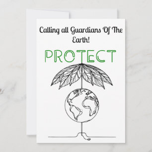 Invitación Guardianes de la Tierra - Proteger el planeta con 