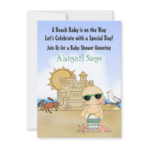 Guay Beach Baby en Sandcastle Neutral Baby Shower