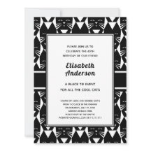 Guay Gats Black Tie Birday Party invitado