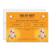 Guay Naranja lancha espacial despegada fiesta de c