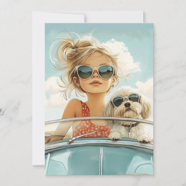 Invitación Guay Ride con el mejor amigo (Anverso)