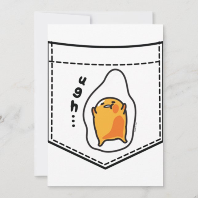 Invitación Gudetama Pocket Sweatshirt (Anverso)