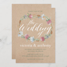 Guerra De Flores Silvestres En Matrimonio De Campo