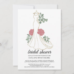 Invitación Guía de estilo de vestido de boda boho Boda boho