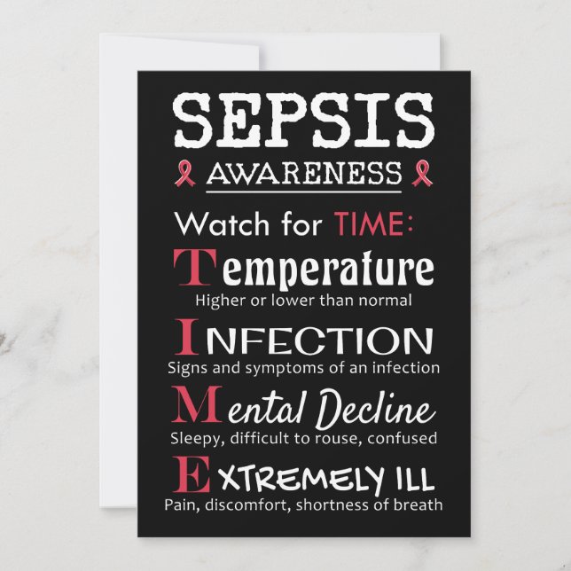 Invitación Guía de Sepsis Awareness Watch (Anverso)