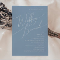 Guión caprichoso | Dusty Blue Boda Brunch