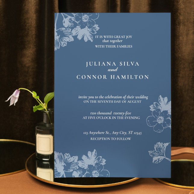 Invitación guión clásico elegante de caligrafía, sencillo y e (Subido por el creador)