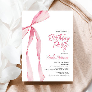Invitación Guión de celebración de la fiesta de cumpleaños de