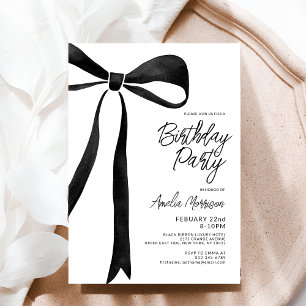 Invitación Guión de celebración de la fiesta de cumpleaños de