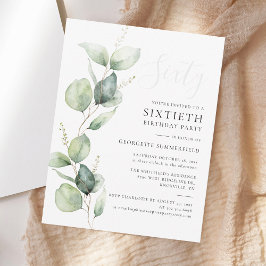 Invitación Guión de ecologización de Eucalyptus