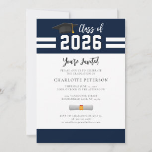 Invitación Guión de la Fiesta de Graduación 2026