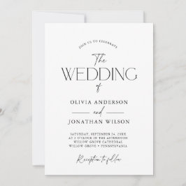 Invitación Guión de pareja adorable