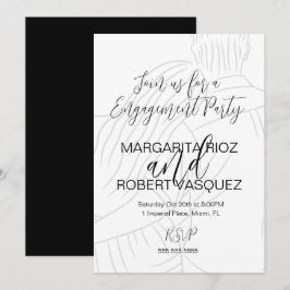 Invitación Guión de pareja linda abrazándose Fiesta de compro
