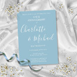 Invitación Guión del 60 aniversario de los Bodas de diamantes<br><div class="desc">Con nombres de firma de script,  puede personalizar con sus detalles especiales de 60 años de aniversario de diamantes en letras de moda en un fondo azul diamante. Diseñado por Thisisnotme©</div>