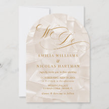 Guión minimalista Nosotros hacemos foto de boda