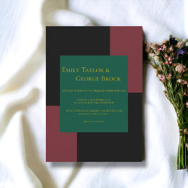 Invitación Guión Minimalista simple Boda moderno con estilo
