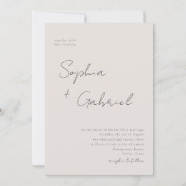 Invitación Guión mínimo