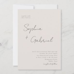 Invitación Guión mínimo