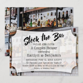 Invitación Guión moderno, colección de fotos de la ducha de l