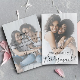 Invitación guión moderno elegante 2 fotos propuesta para la d