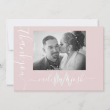 Guión moderno Gracias parejas de recién casados fo