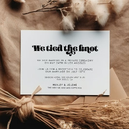 Invitación Guión retro vintage