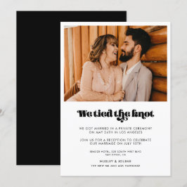 Invitación Guión retro vintage